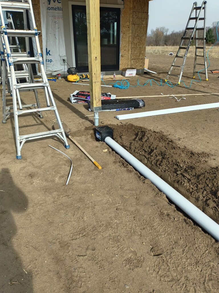 underground gutter drain system